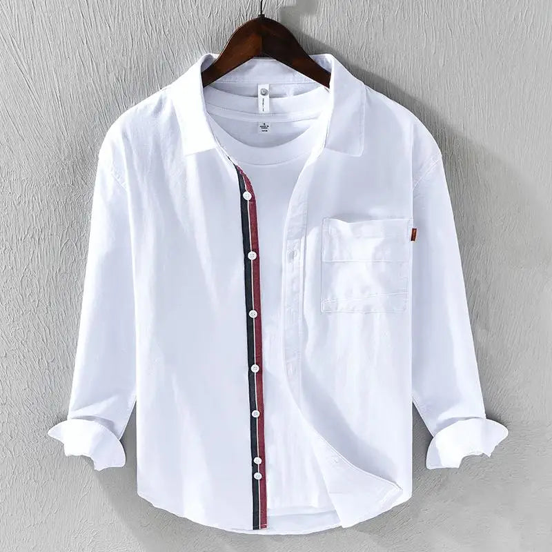 Harlan Linen Button Up Shirt