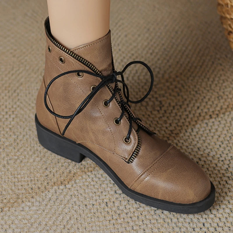 Bristol Genuine Leather Ankle Boots