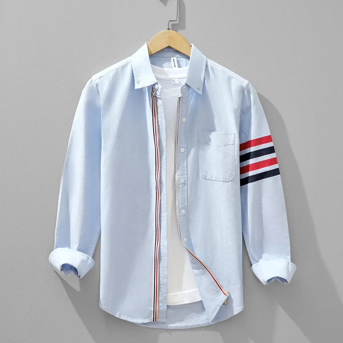 Bardwell Striped Sleeve Button-Up Shirt
