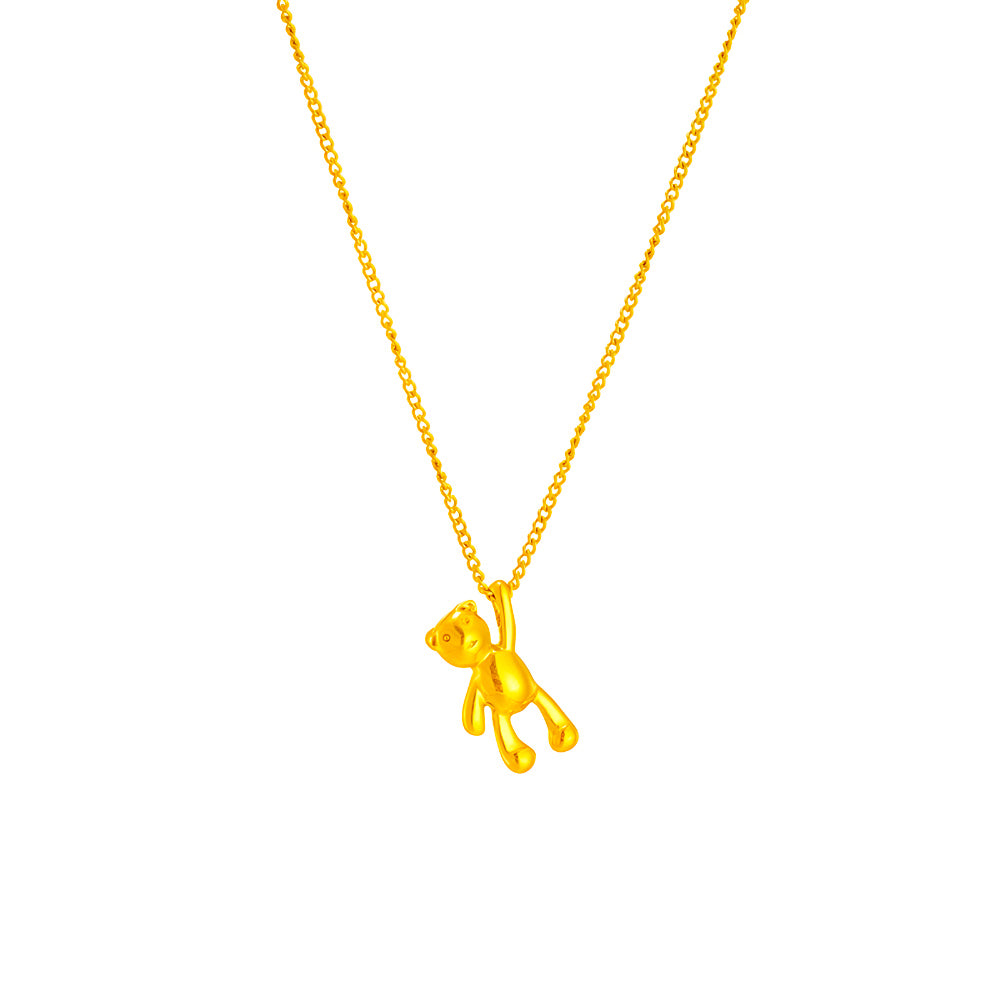Golden Bear Necklace