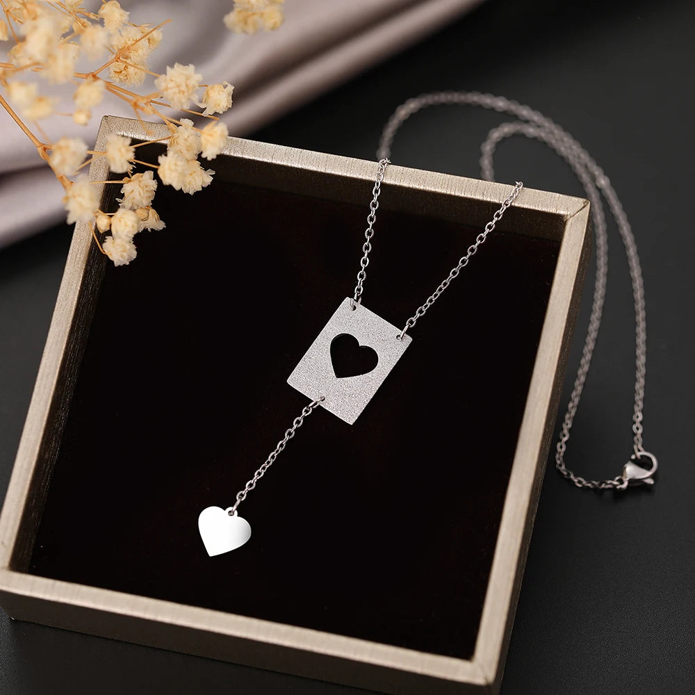 Cutout Pendant Necklace