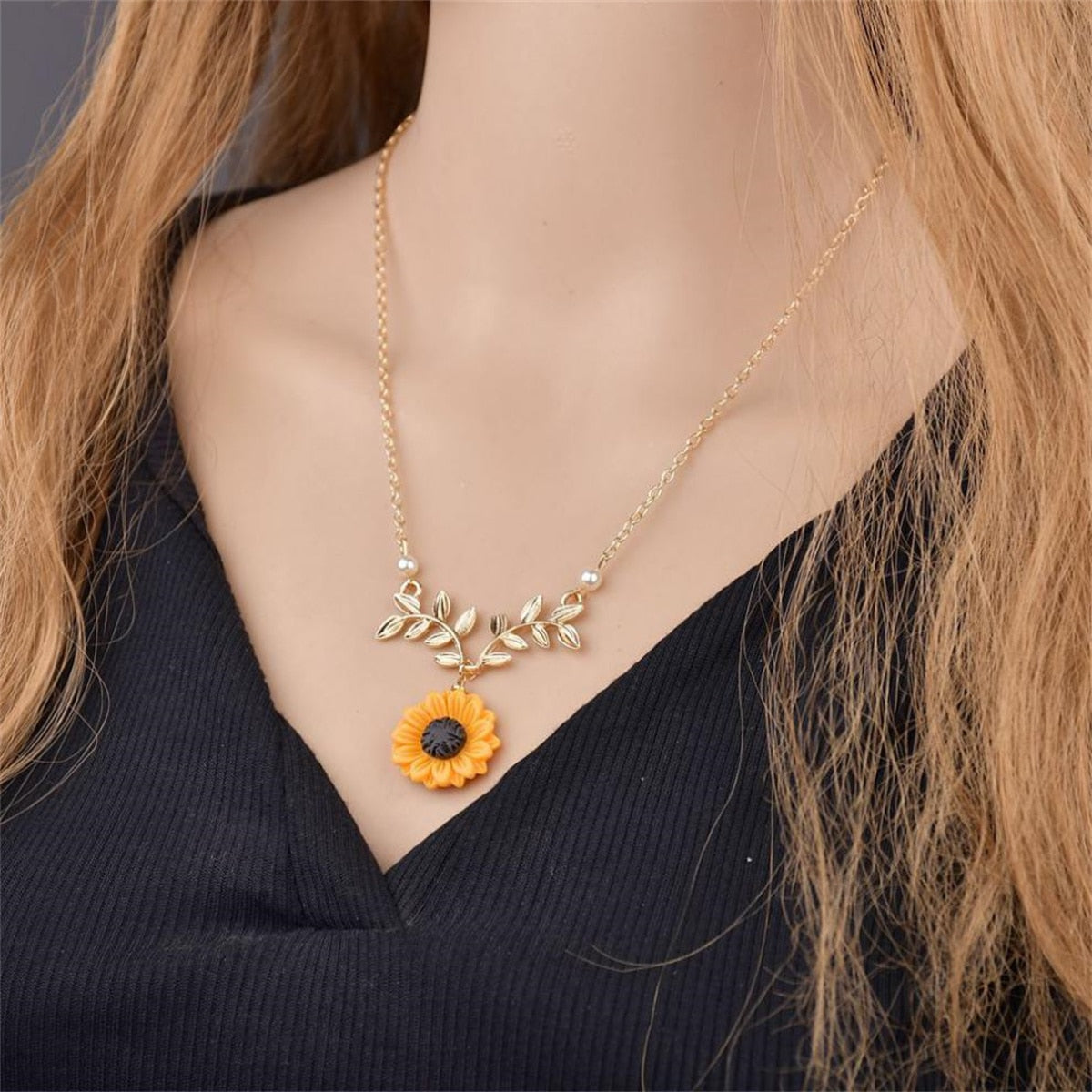 Radiant Sunflower Necklace