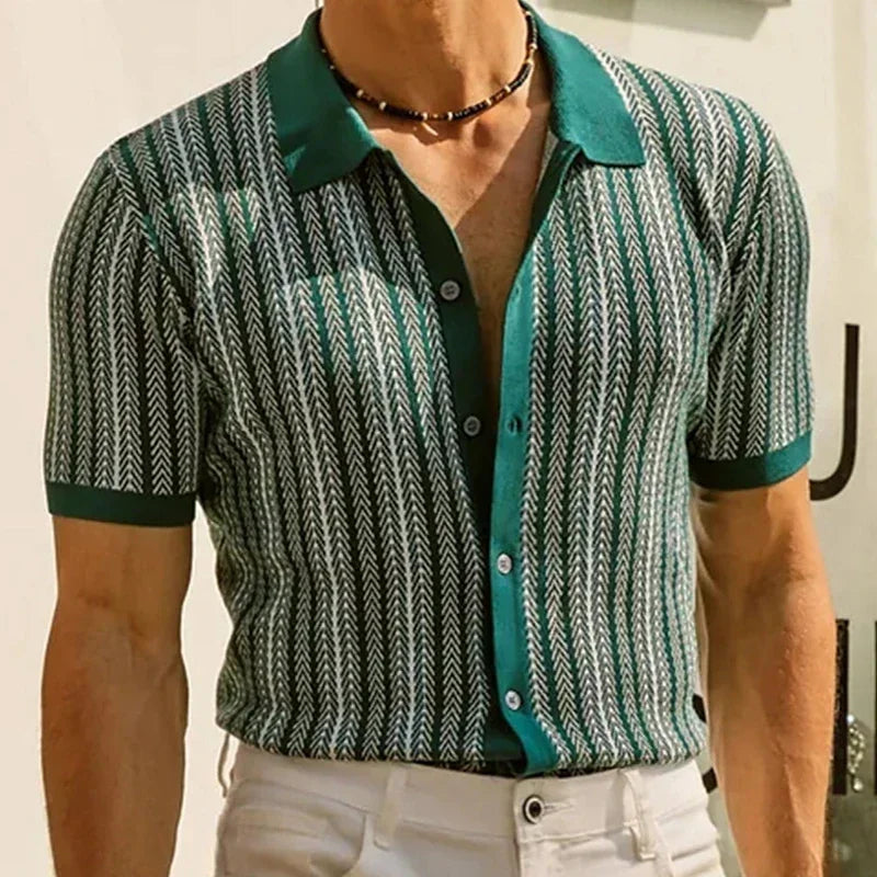 Atlas Men's Button-Up Shirt