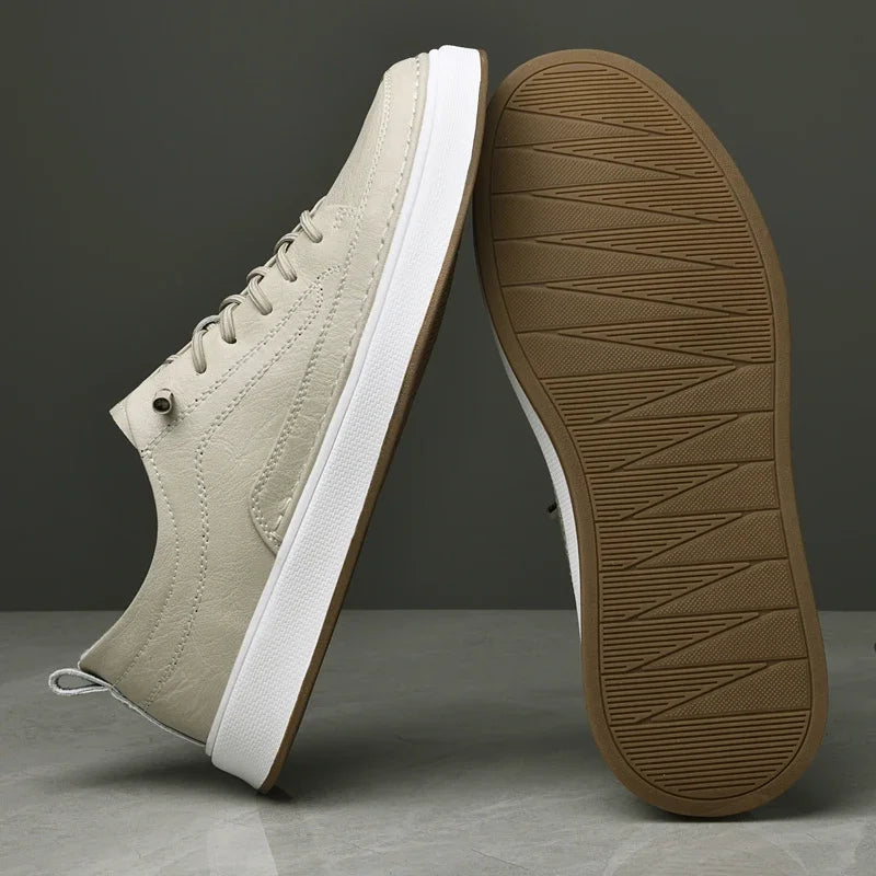 Duncan Genuine Leather Sneakers