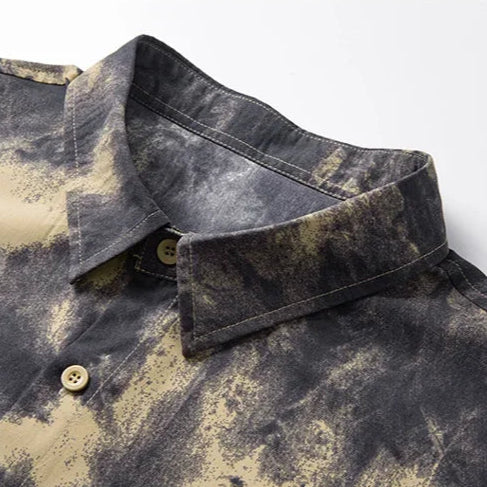 Royce Tie-Dye Button-Up Shirt