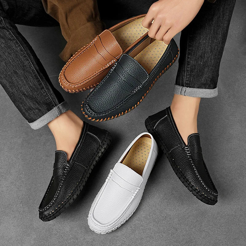 Hudson Genuine Leather Loafers