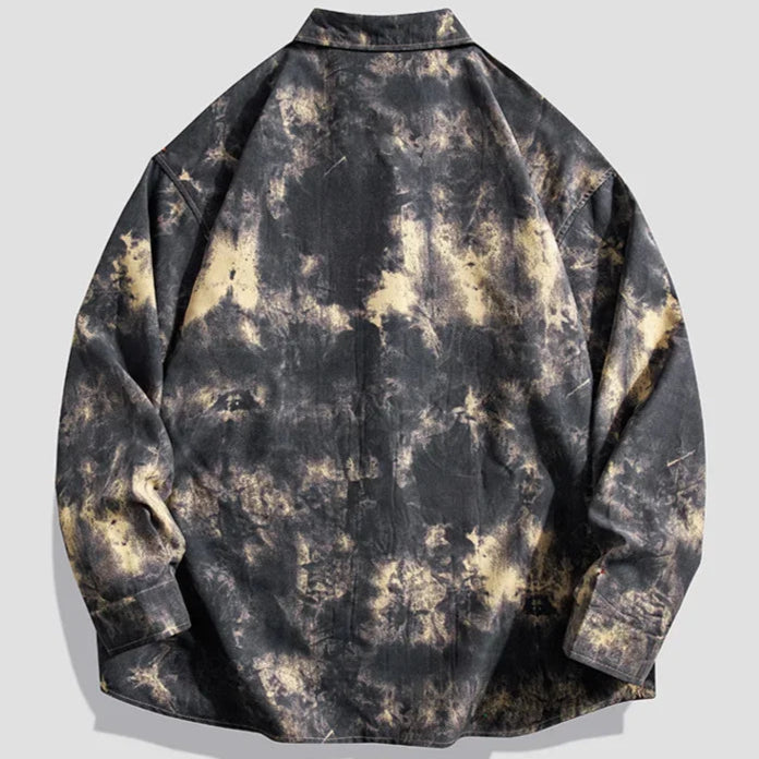 Royce Tie-Dye Button-Up Shirt