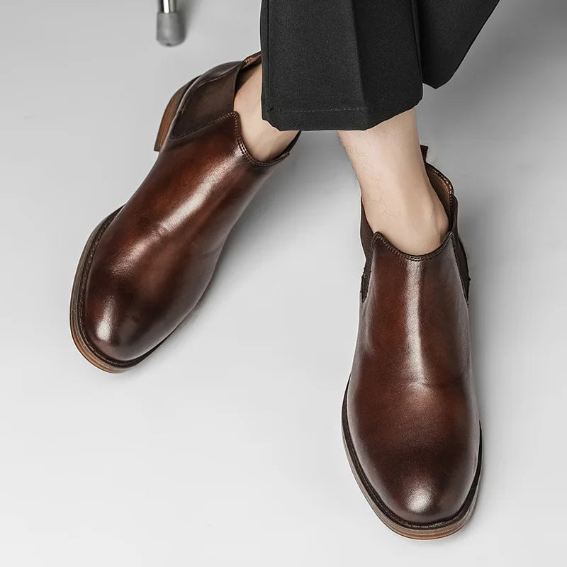 Warren Genuine Leather Chelsea Boots