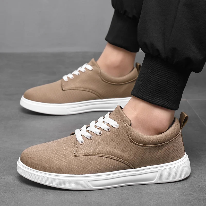Plus Size 47 Cheap Hot Selling Khaki Men Sneakers Comfortable Fabric Men Outdoor Casual Shoes Light Breathable Man Walking Shoes