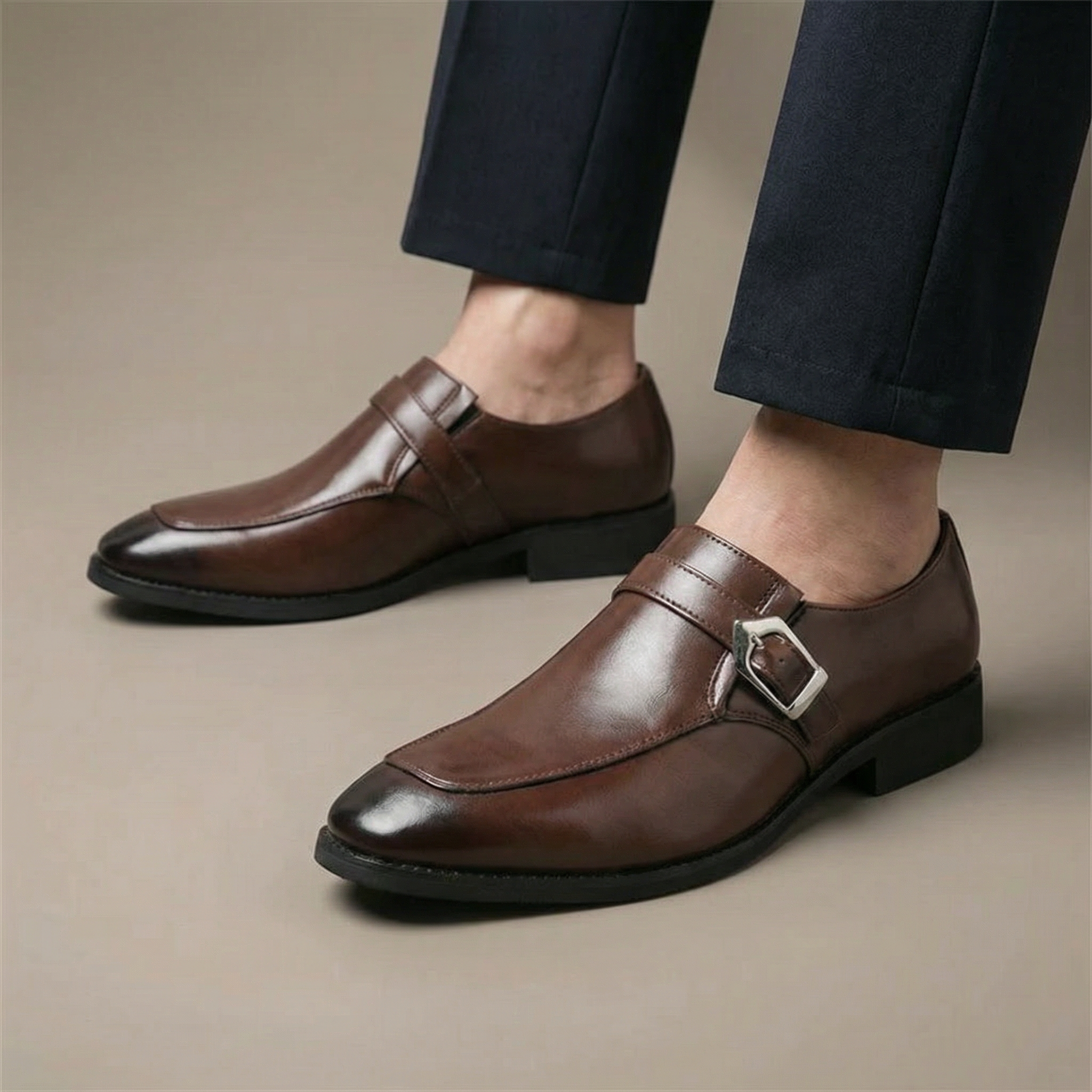 Xavier Genuine Leather Dress Loafers