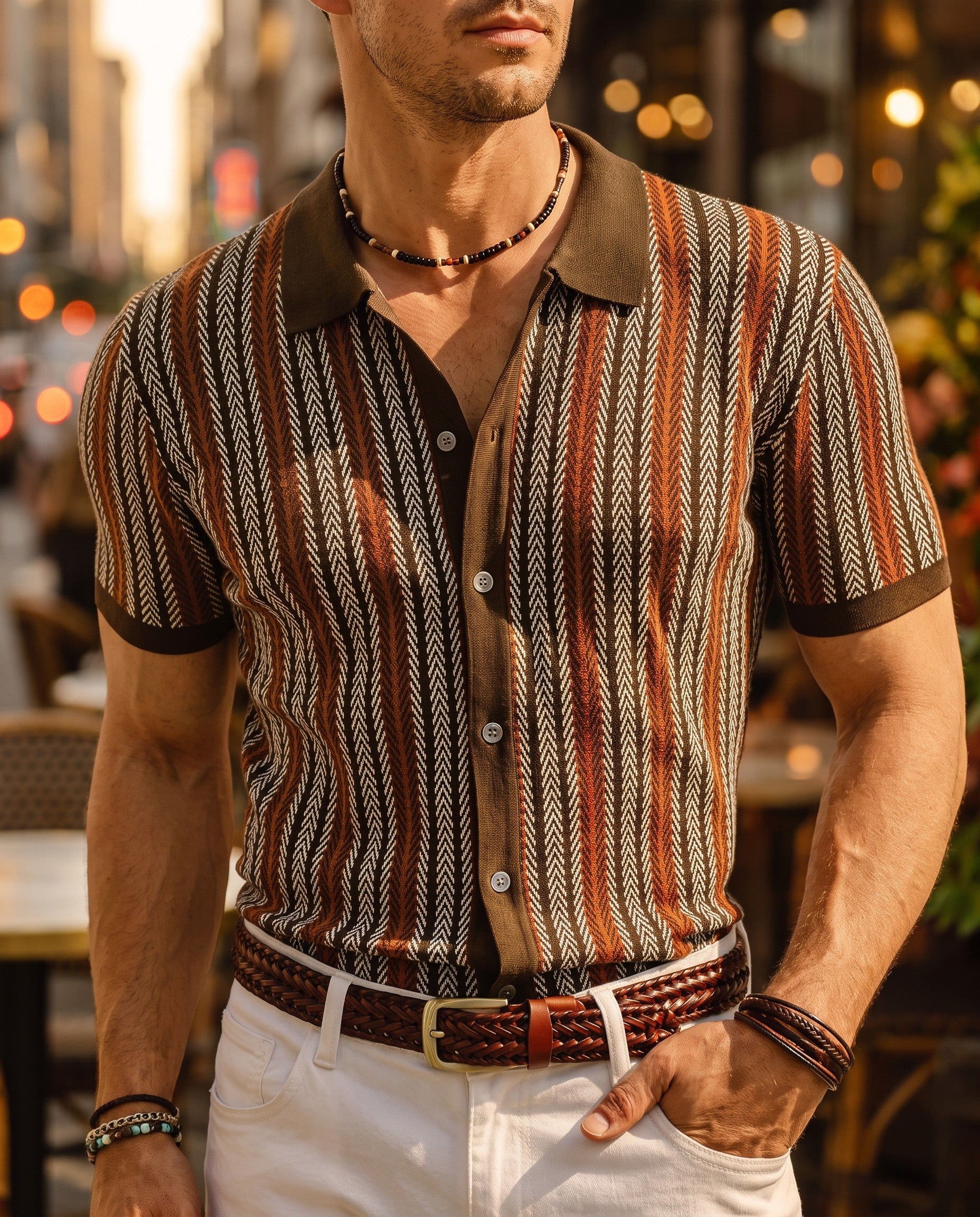 Atlas Men's Button-Up Shirt