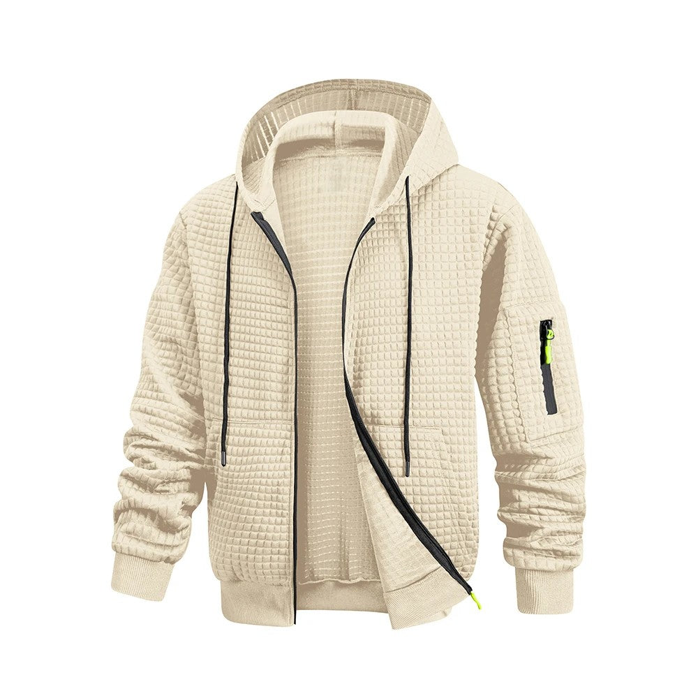 Parker Waffle-Knit Hoodie