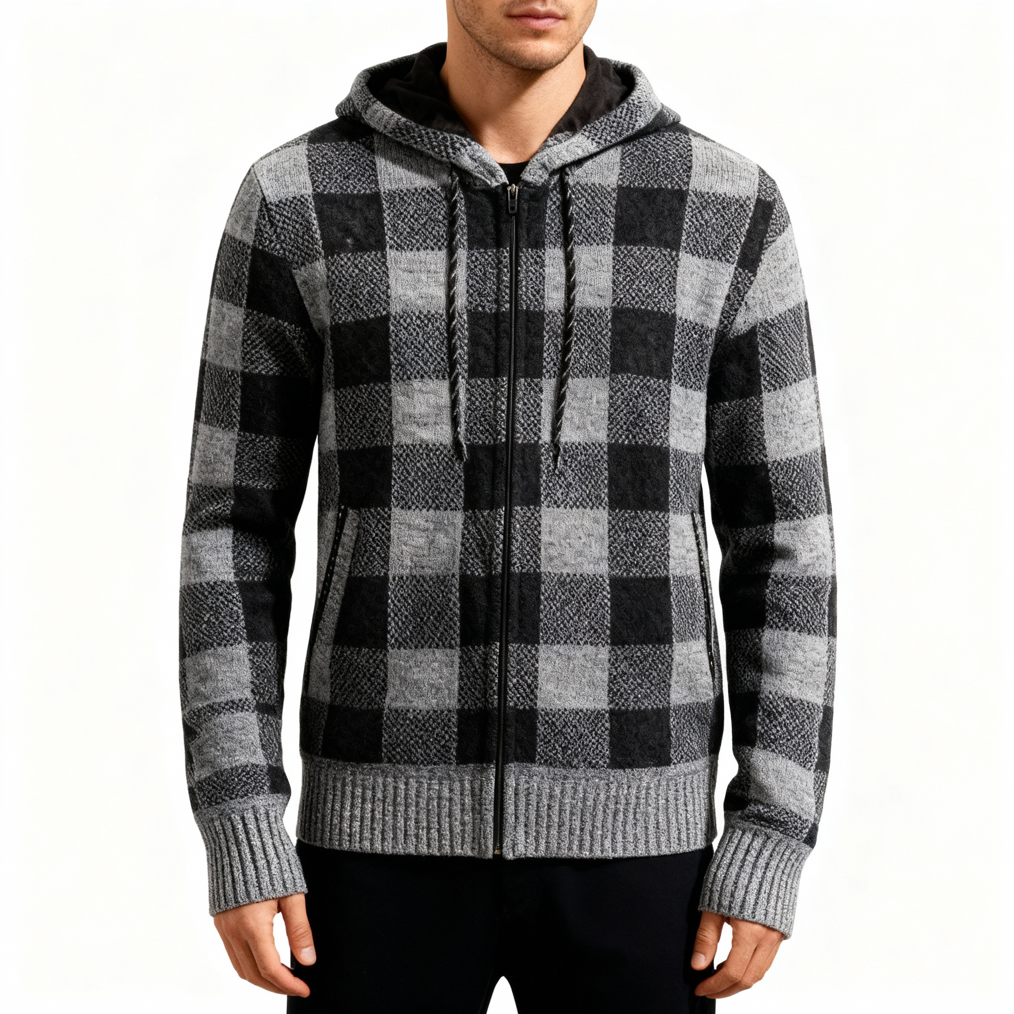 Hawthorn Plaid Fleece Hoodie