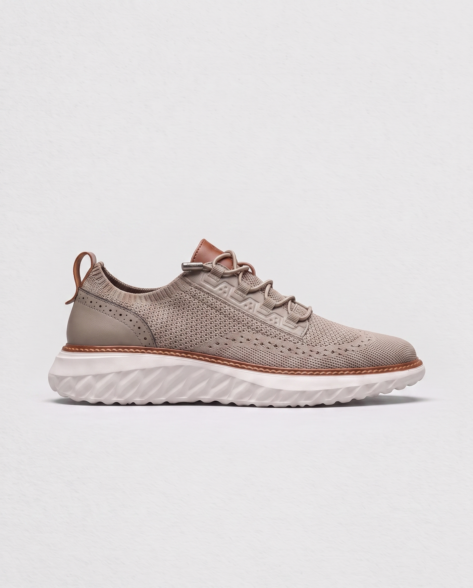 Oxford Knit Brogue Sneakers