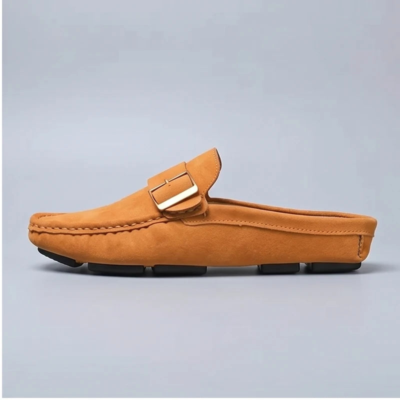 Brown Corbeau Genuine Leather Slip-On Loafers product photo - 2