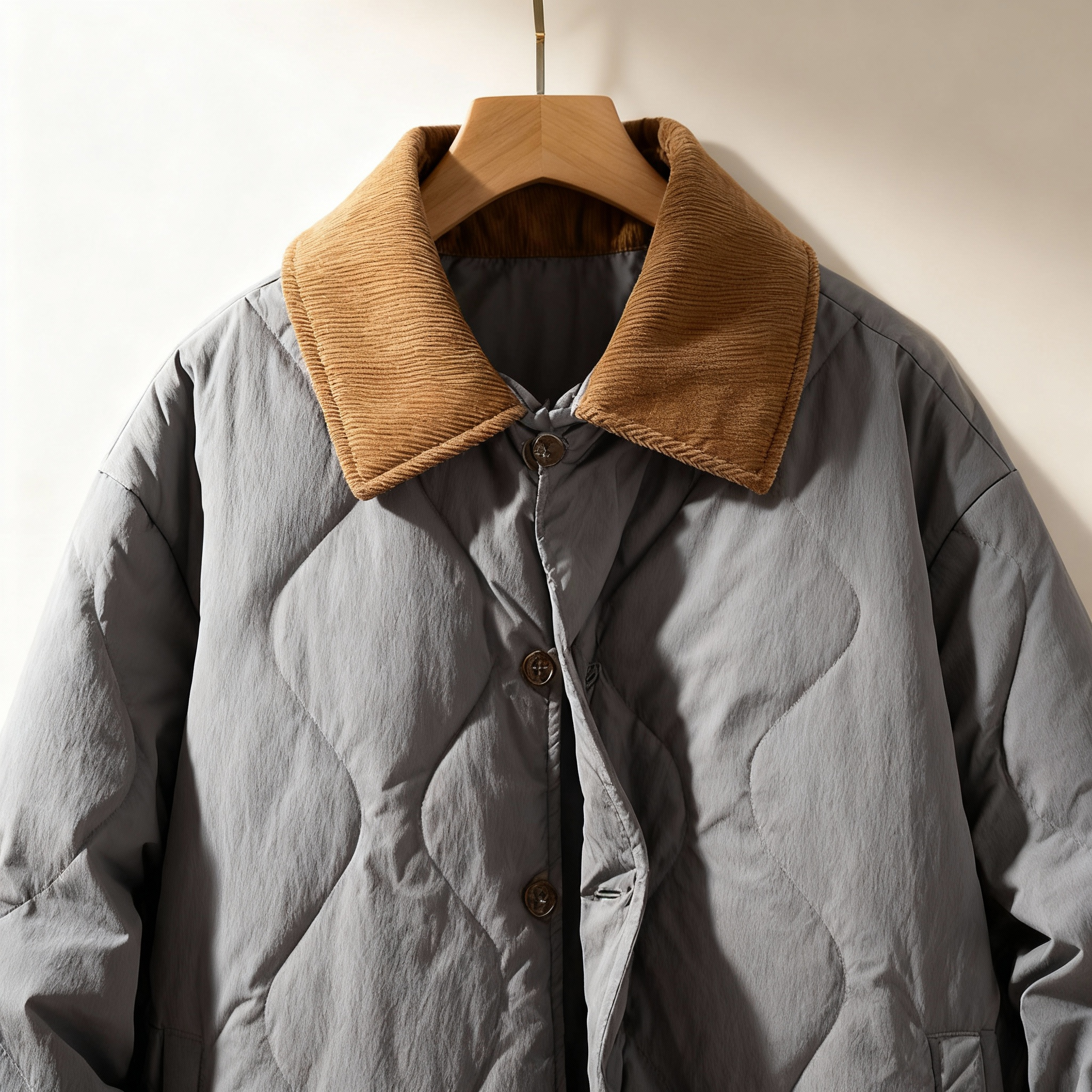 Calden Corduroy Quilted Jacket