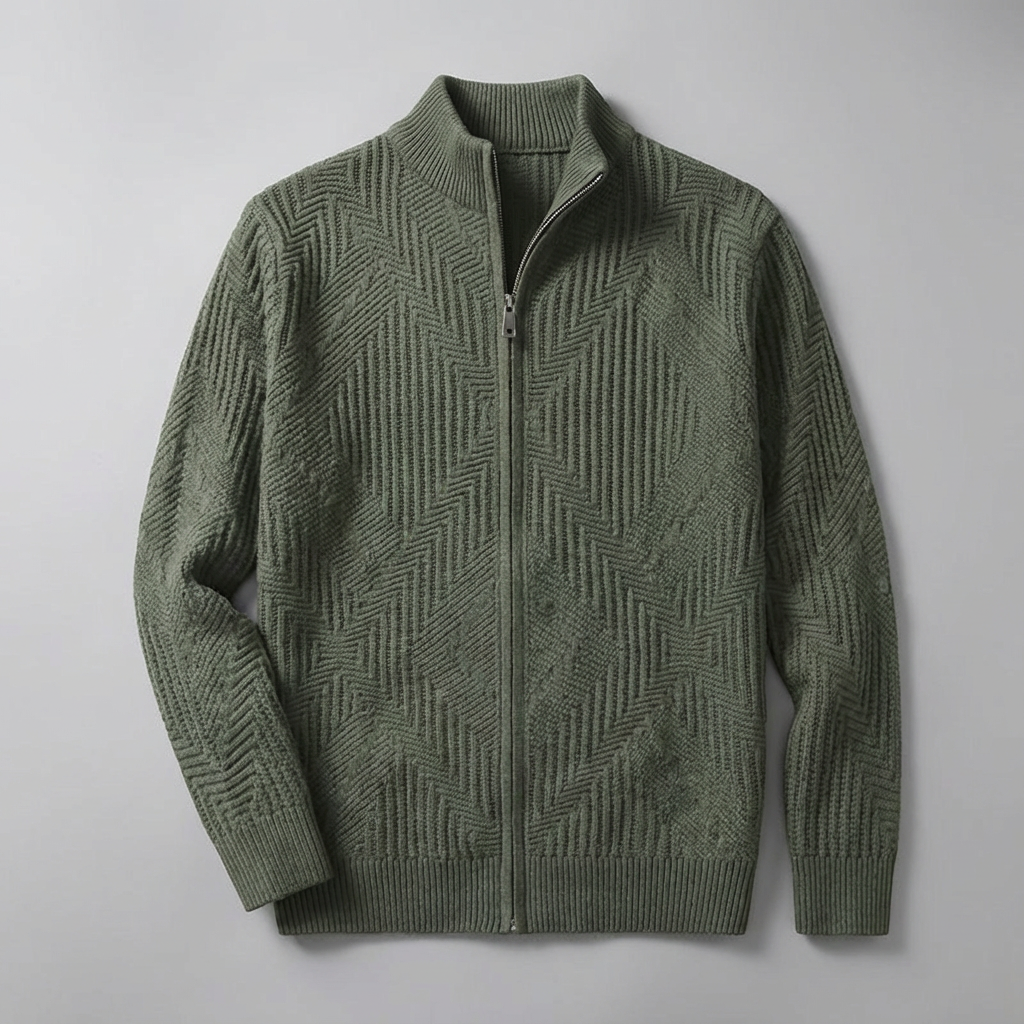 Fulton Full-Zip Knit Sweater