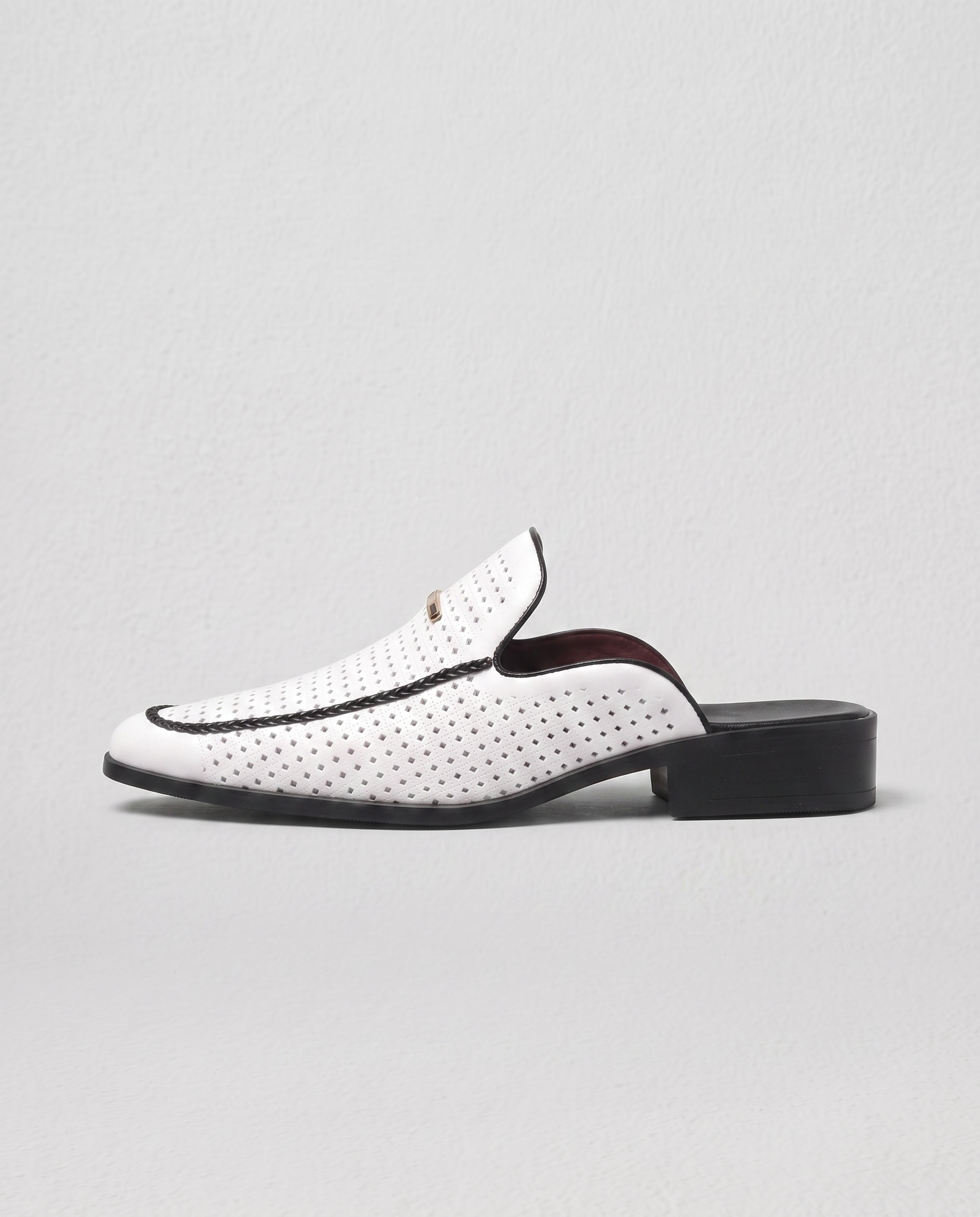 Capri Genuine Leather Slides