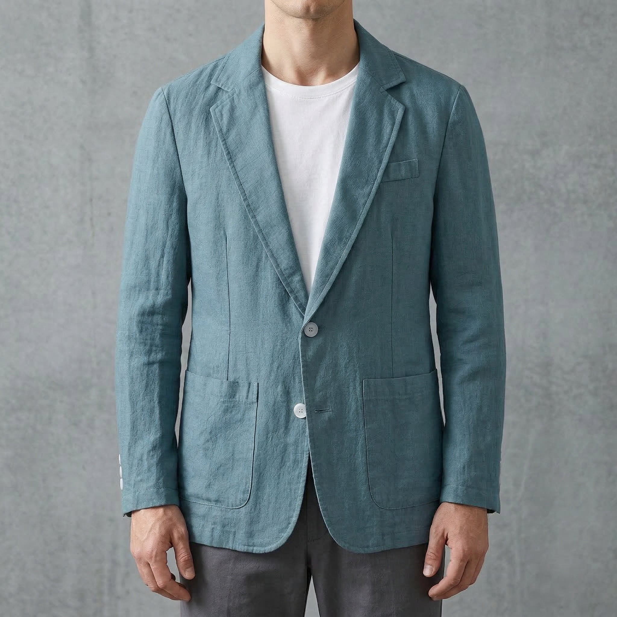 Harlow Men's Linen Blazer