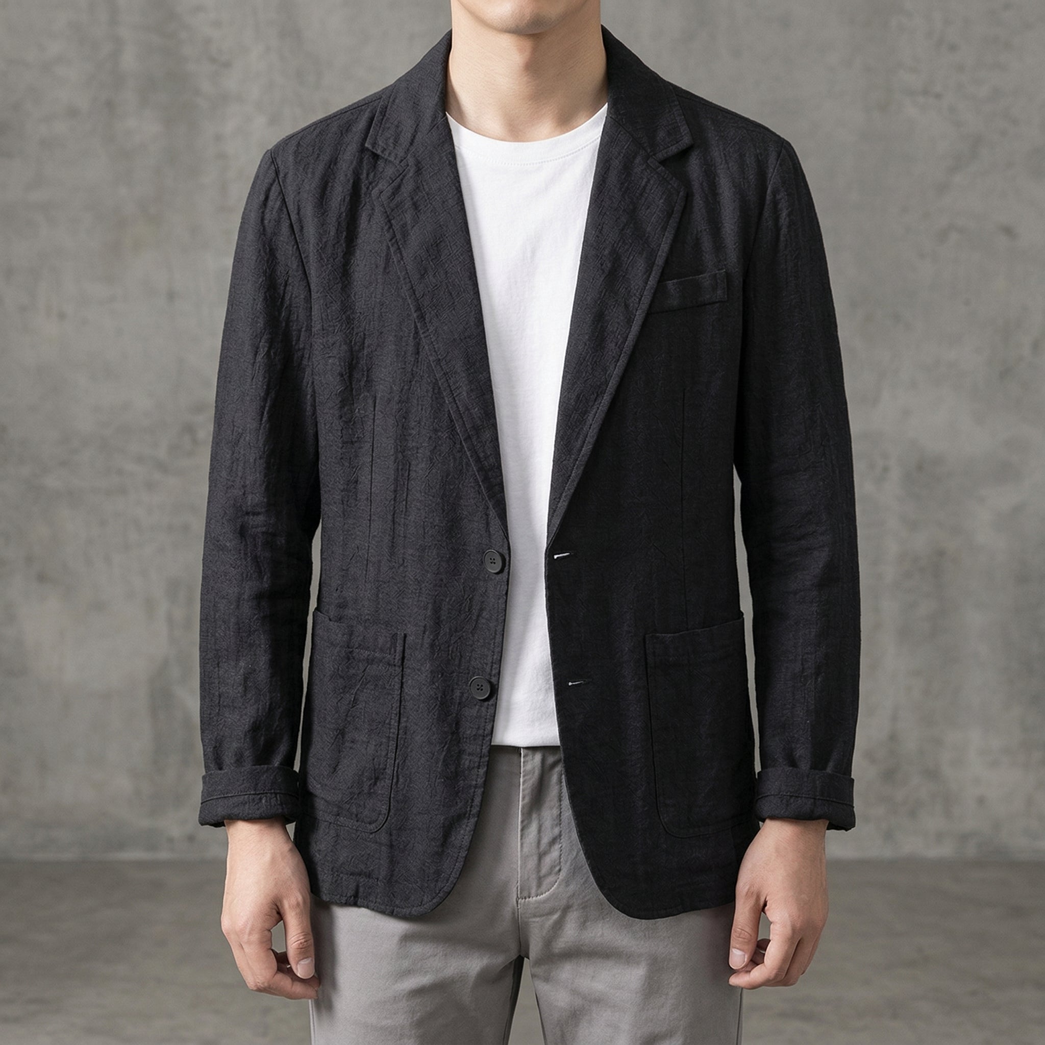 Harlow Men's Linen Blazer