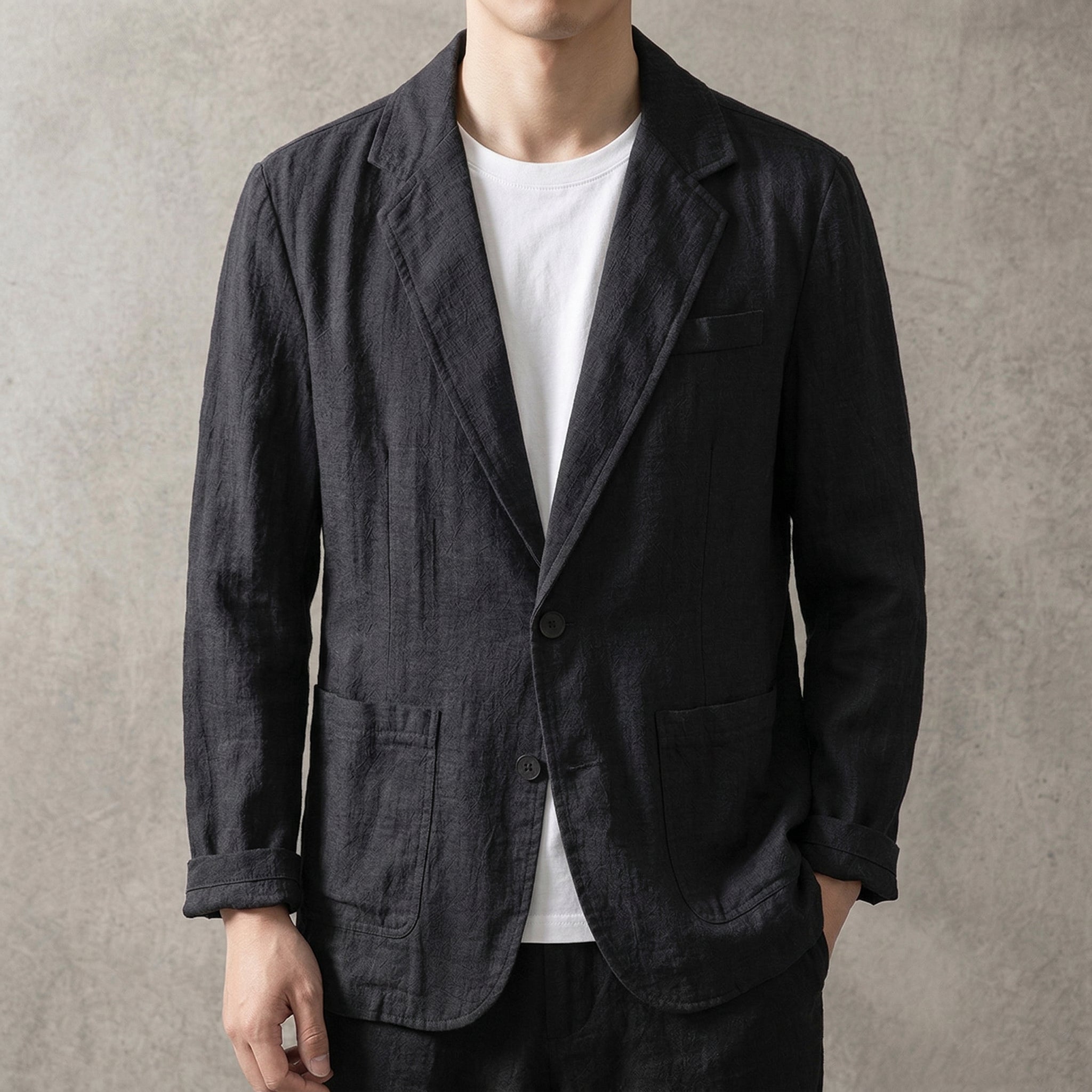 Harlow Men's Linen Blazer