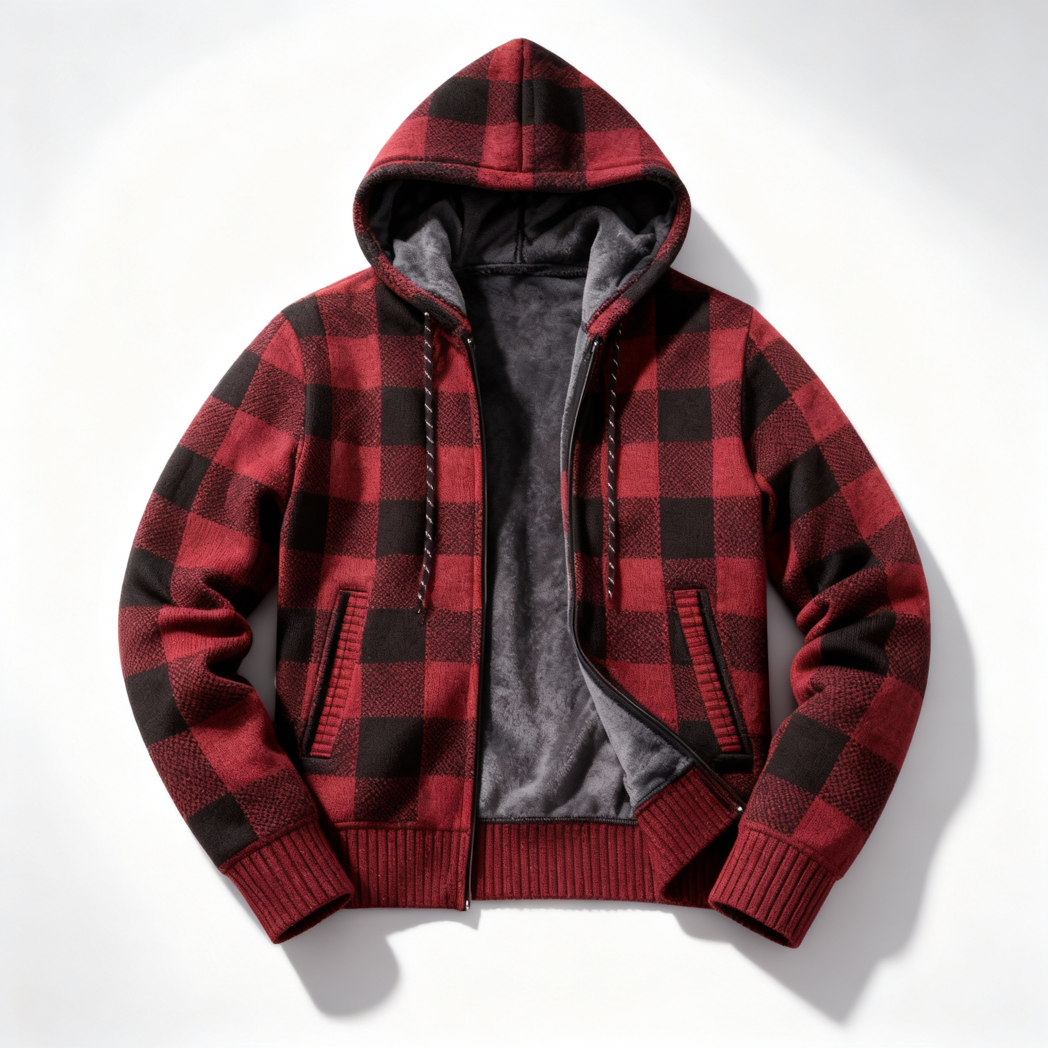 Hawthorn Plaid Fleece Hoodie