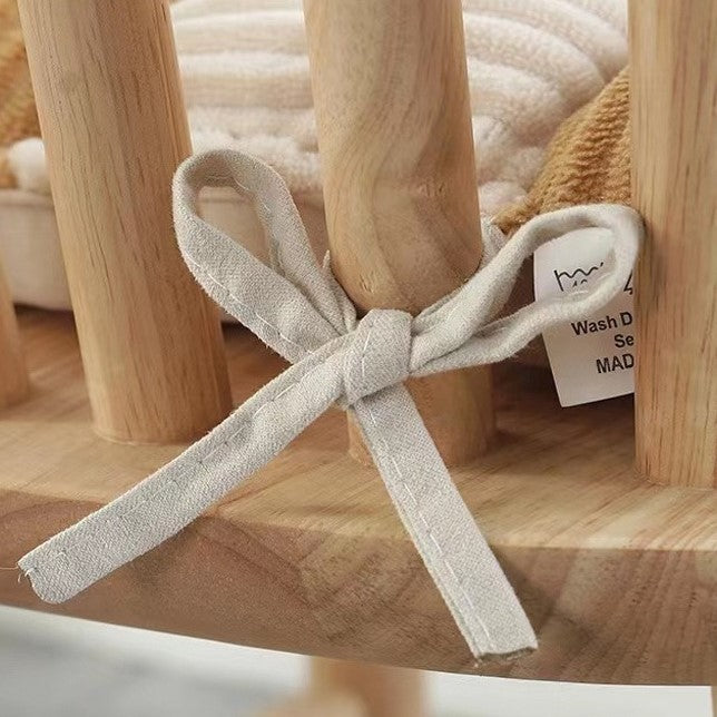 CORDUROY COMFORT CHECKERED SEAT CUSHION