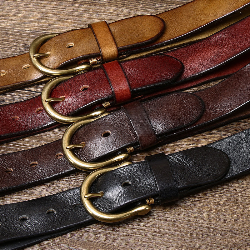 Rustler Cowhide Belt