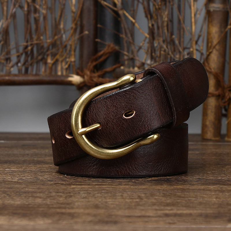 Rustler Cowhide Belt