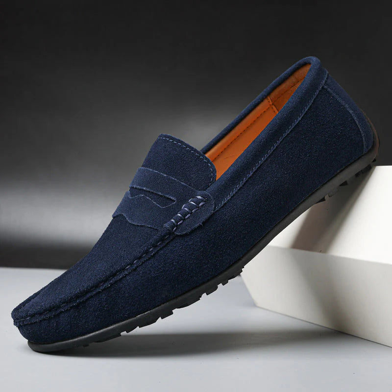 Veloce Genuine Suede Loafers