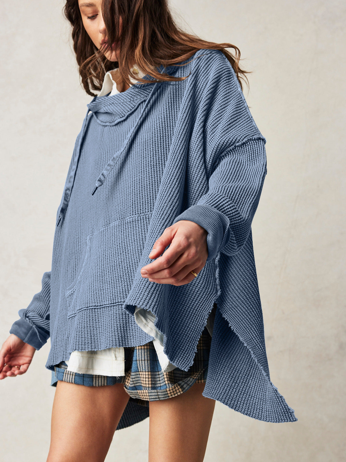 Haven Oversized Waffle Hoodie