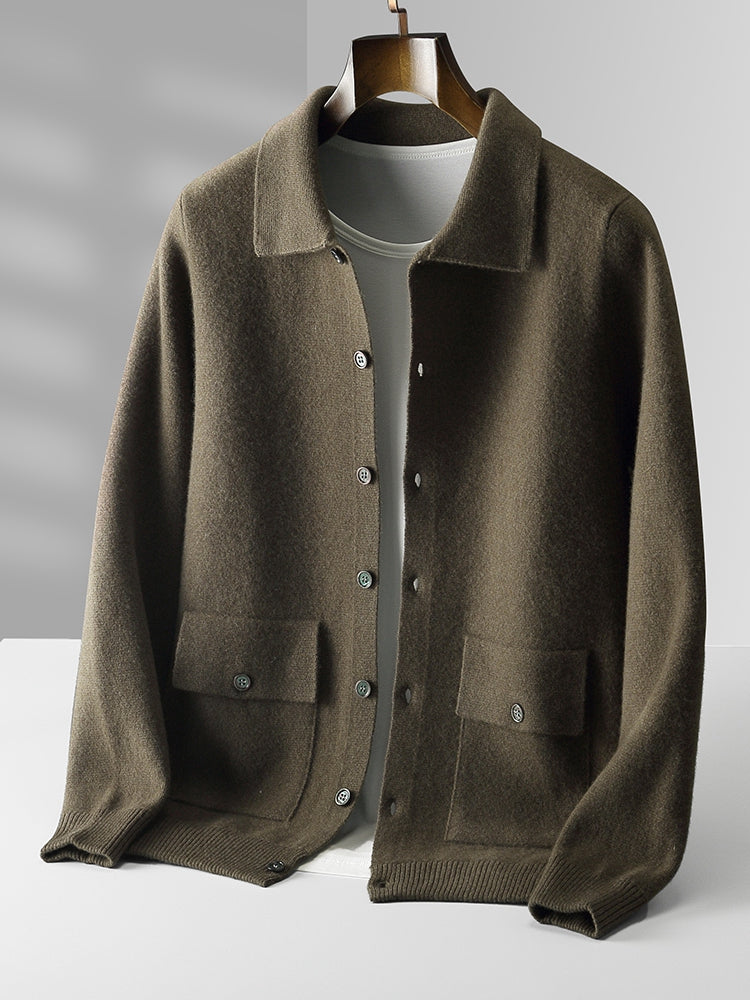 Signature Merino Wool Cardigan