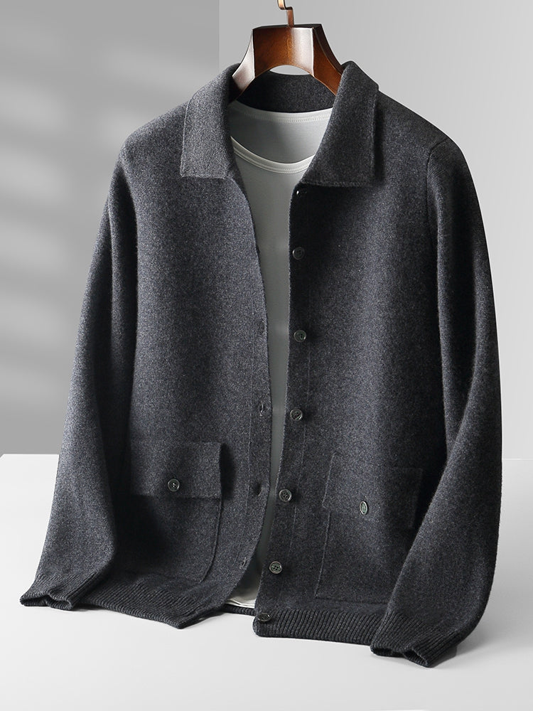 Signature Merino Wool Cardigan