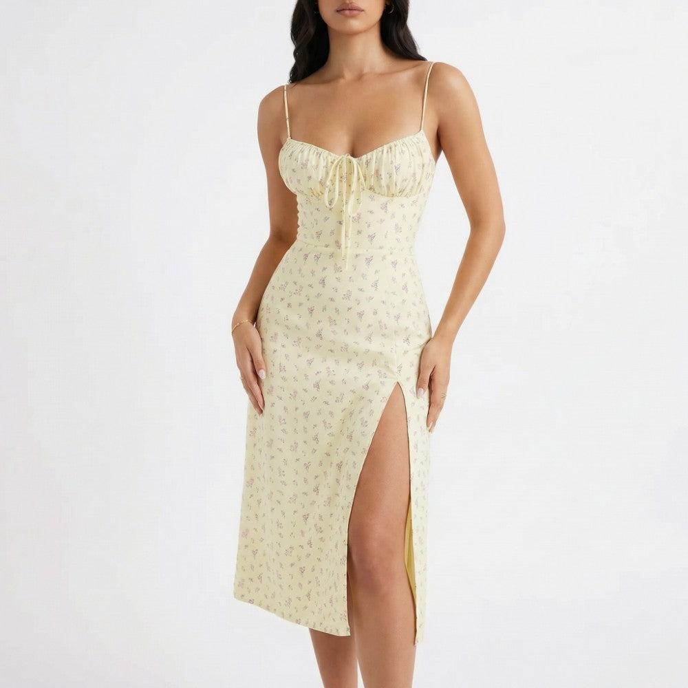 Seraphine Floral Midi Slip Dress