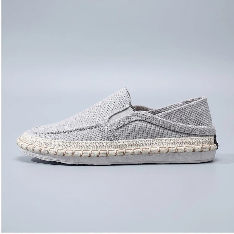 Gray Caldwell Canvas Slip-On Loafers product photo - 2