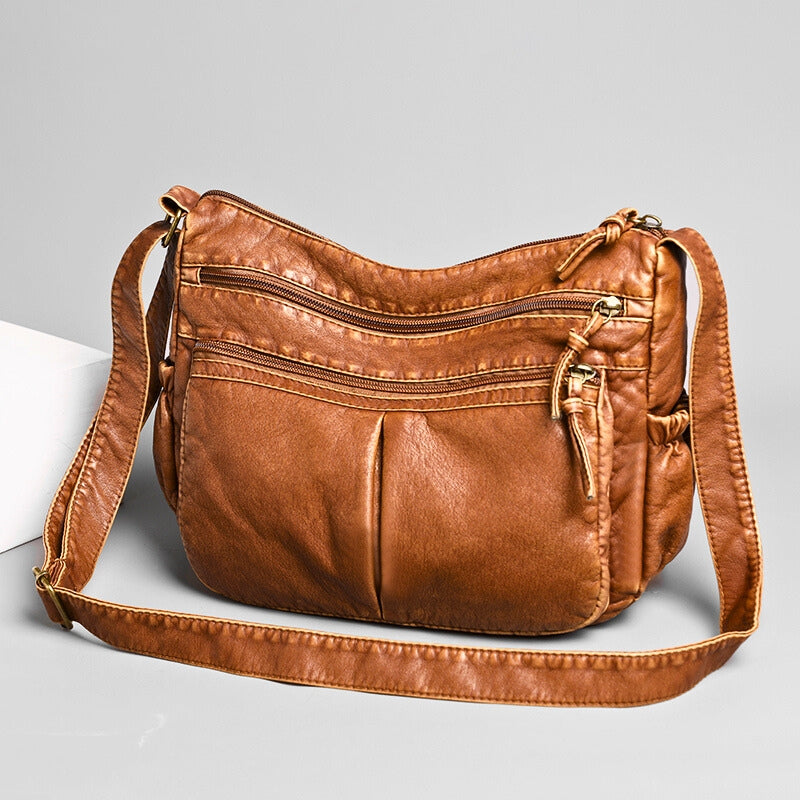 ELLIOT JAMES LEATHER SHOULDER BAG