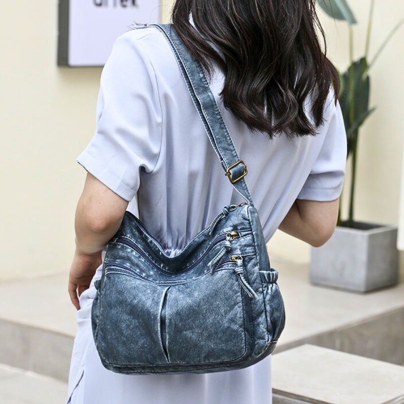 ELLIOT JAMES LEATHER SHOULDER BAG