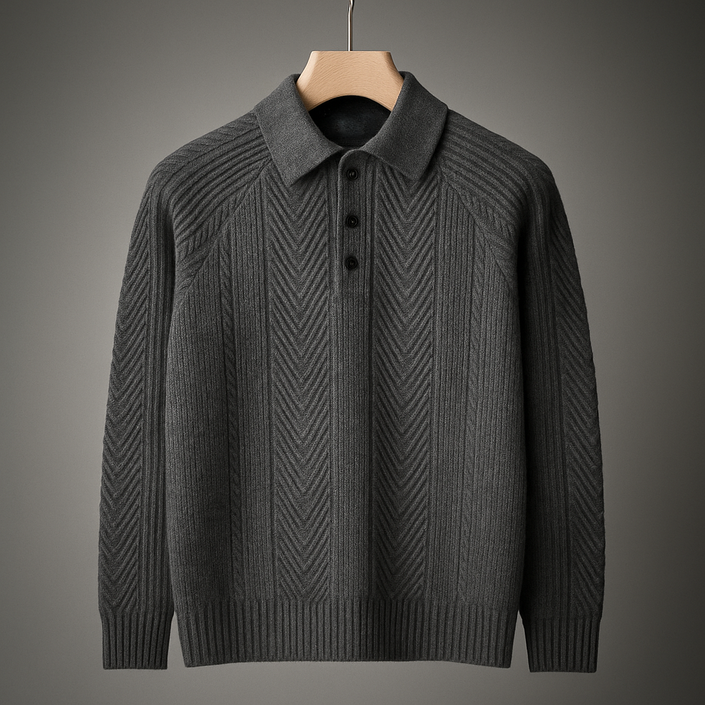 Clayton Herringbone Polo