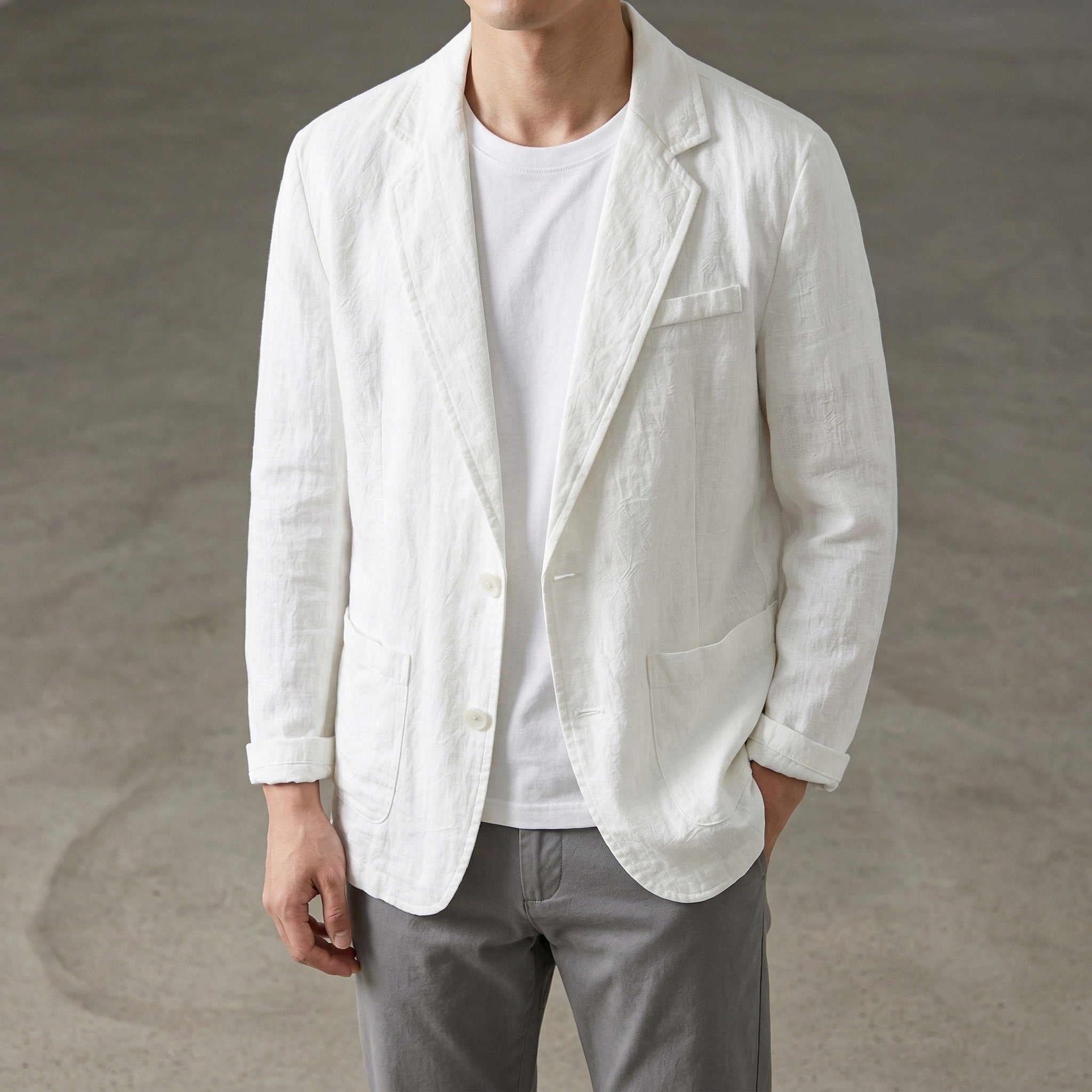 Harlow Men's Linen Blazer