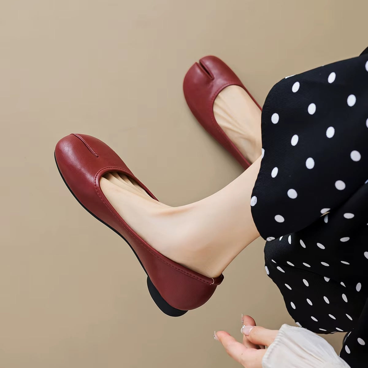 Marlowe Split-Toe Flats