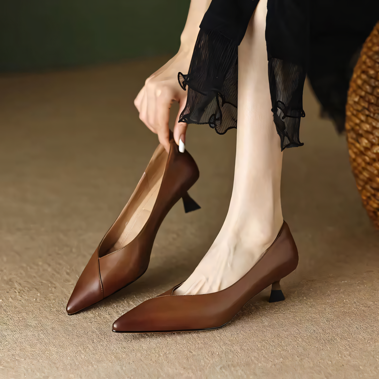 Vivara Leather Heels
