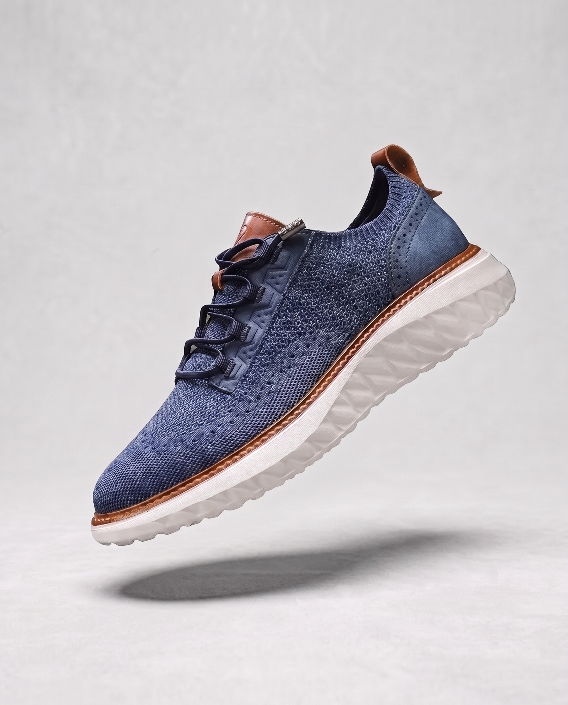 Oxford Knit Brogue Sneakers