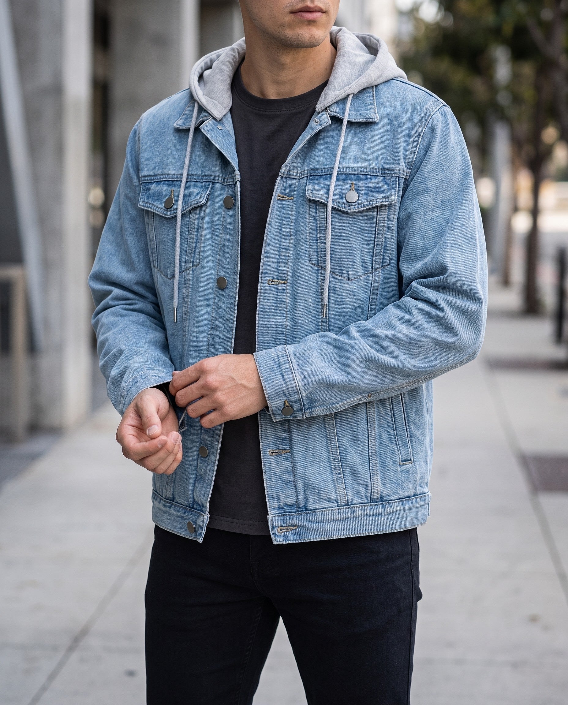 Outland Denim Hooded Jacket