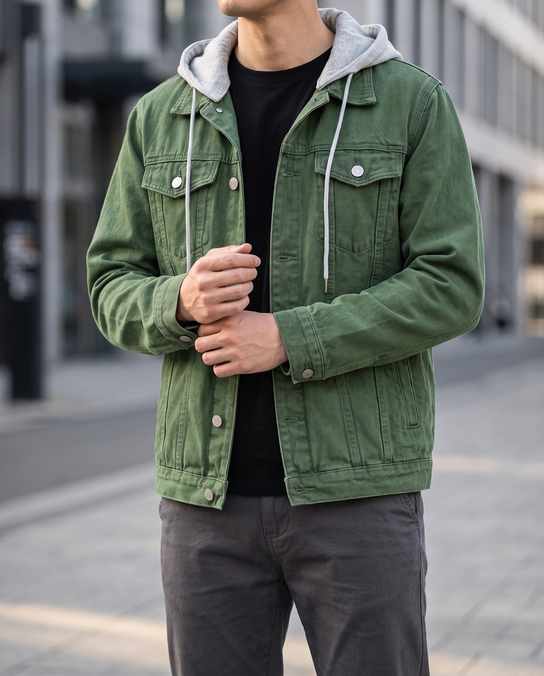 Outland Denim Hooded Jacket