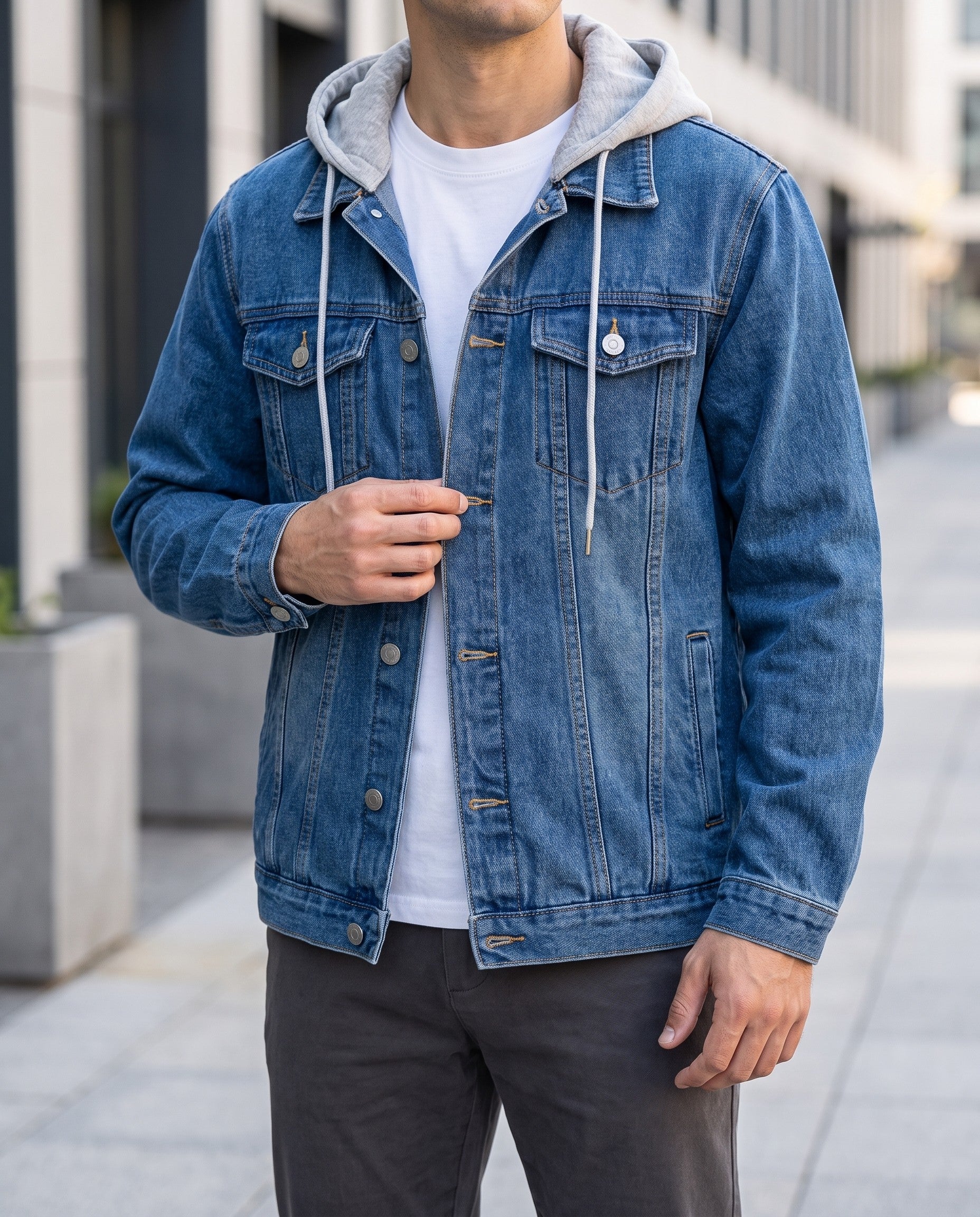 Outland Denim Hooded Jacket