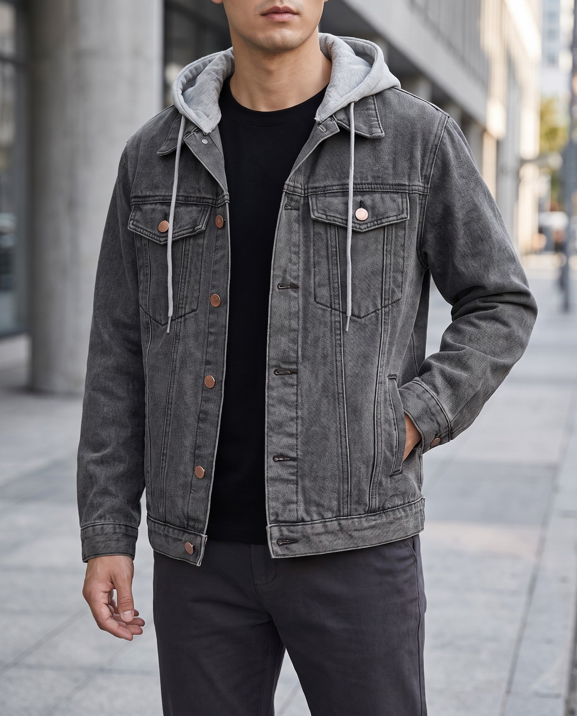 Outland Denim Hooded Jacket
