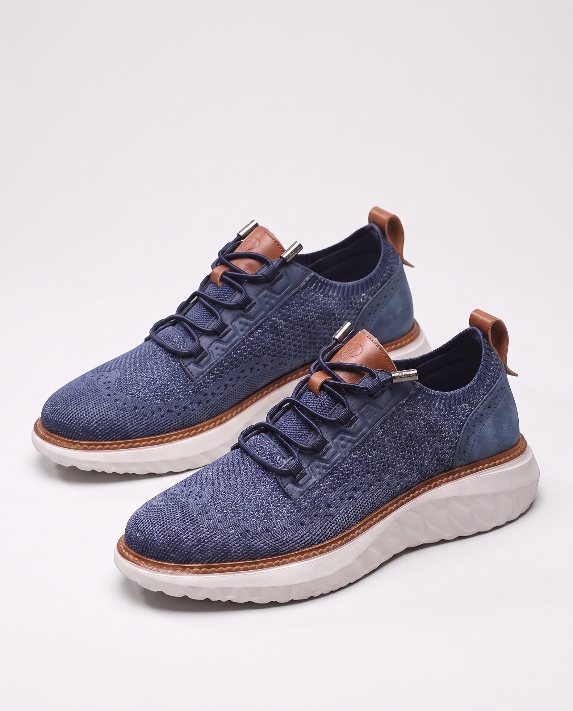 Oxford Knit Brogue Sneakers