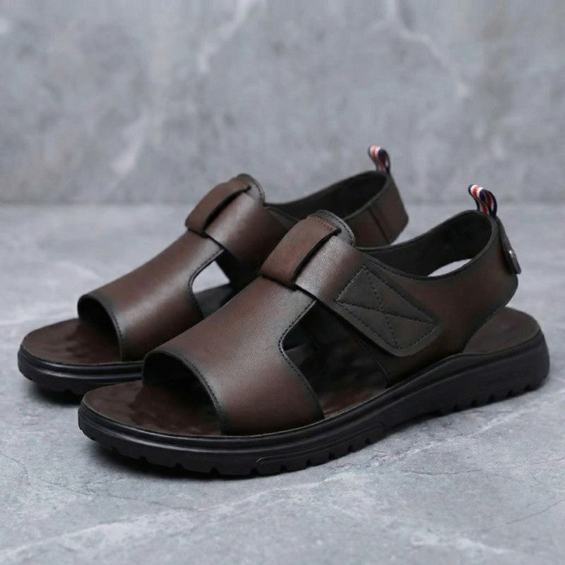 Thorne Leather Open Toe Sandals