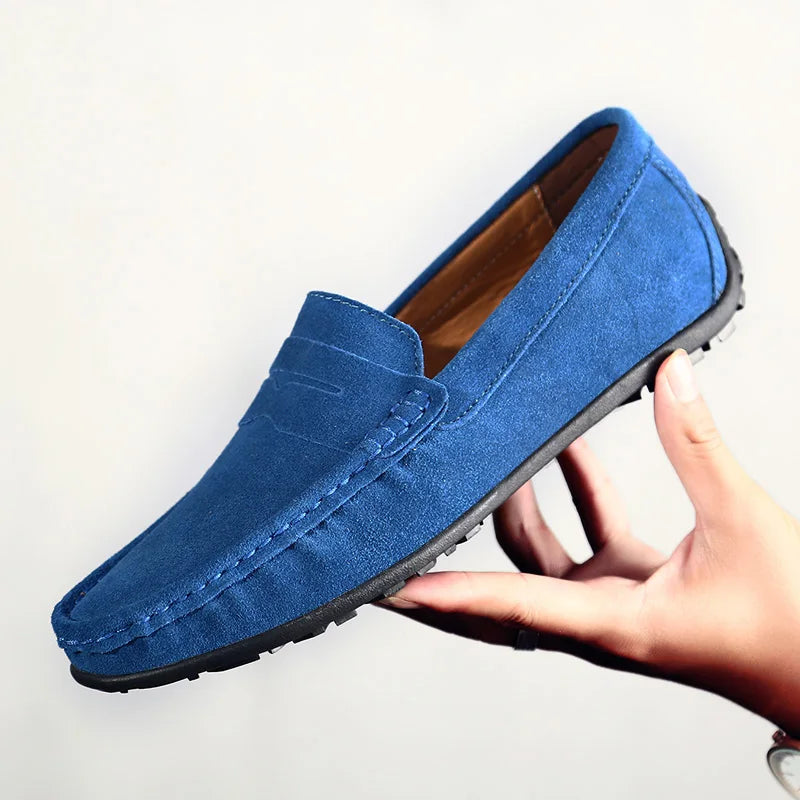 Veloce Genuine Suede Loafers