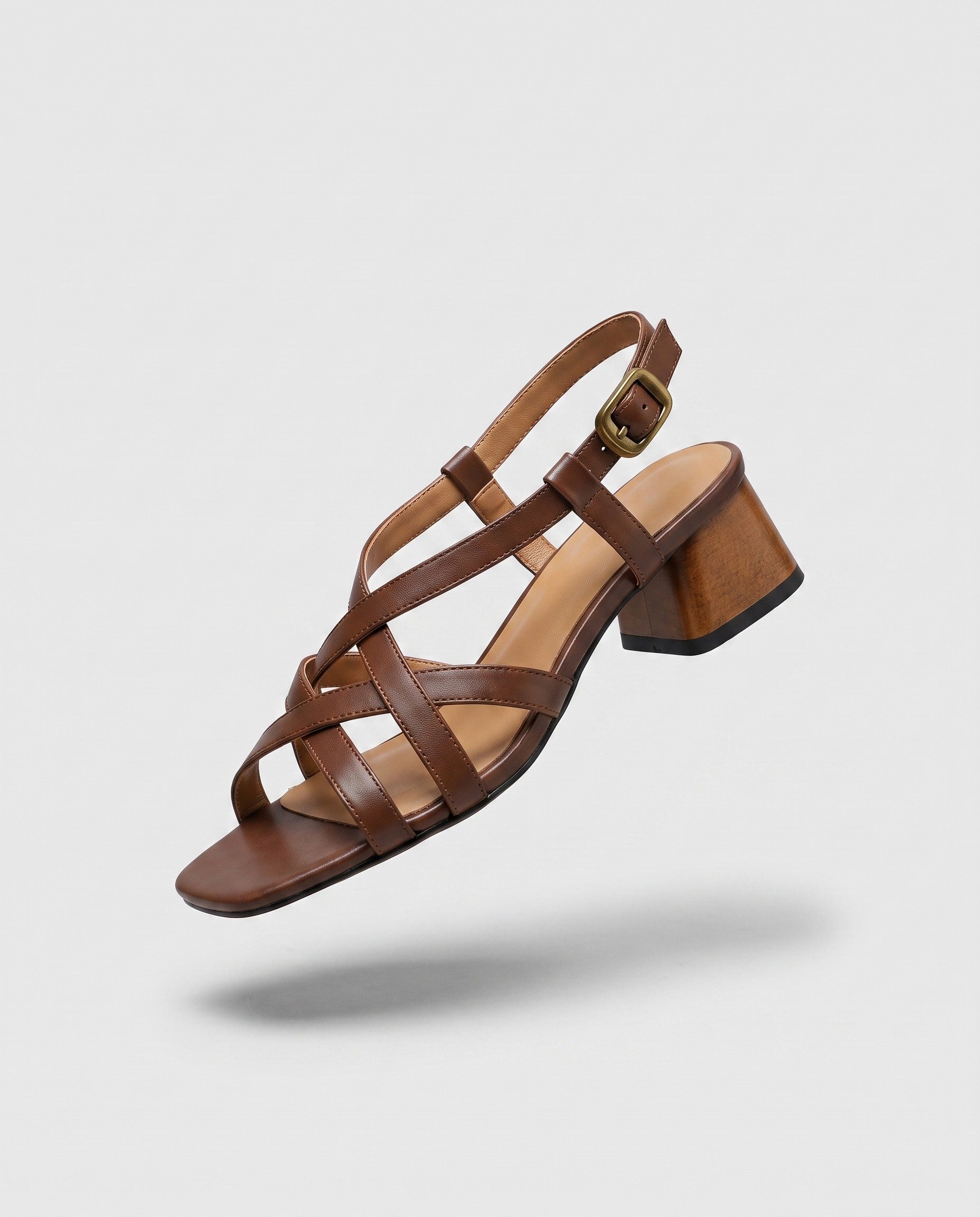Thalia Genuine Leather Strappy Sandals